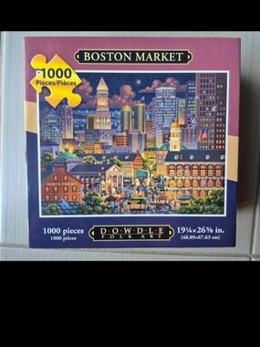 Dowdle Boston Market 1000-Piece Jigsaw Puzzle